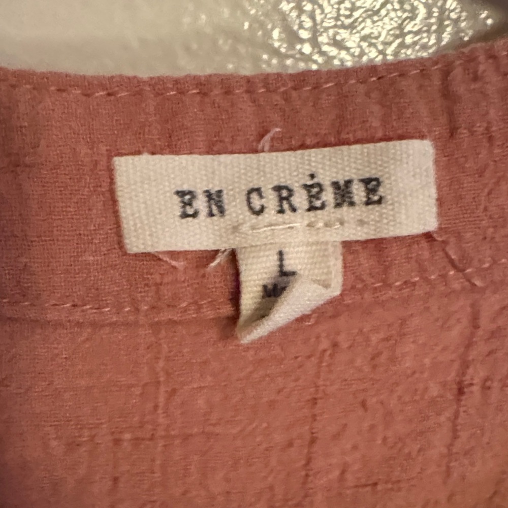 En Creme Women's Boho Top with Embroidery - Picture 2 of 12